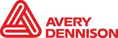 Logotipo de Avery Dennison, fabricante de materiales autoadheribles
